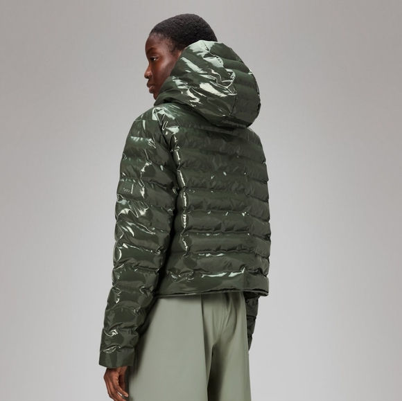 Rains Lohja Short Puffer Coat - Picture 2 of 5